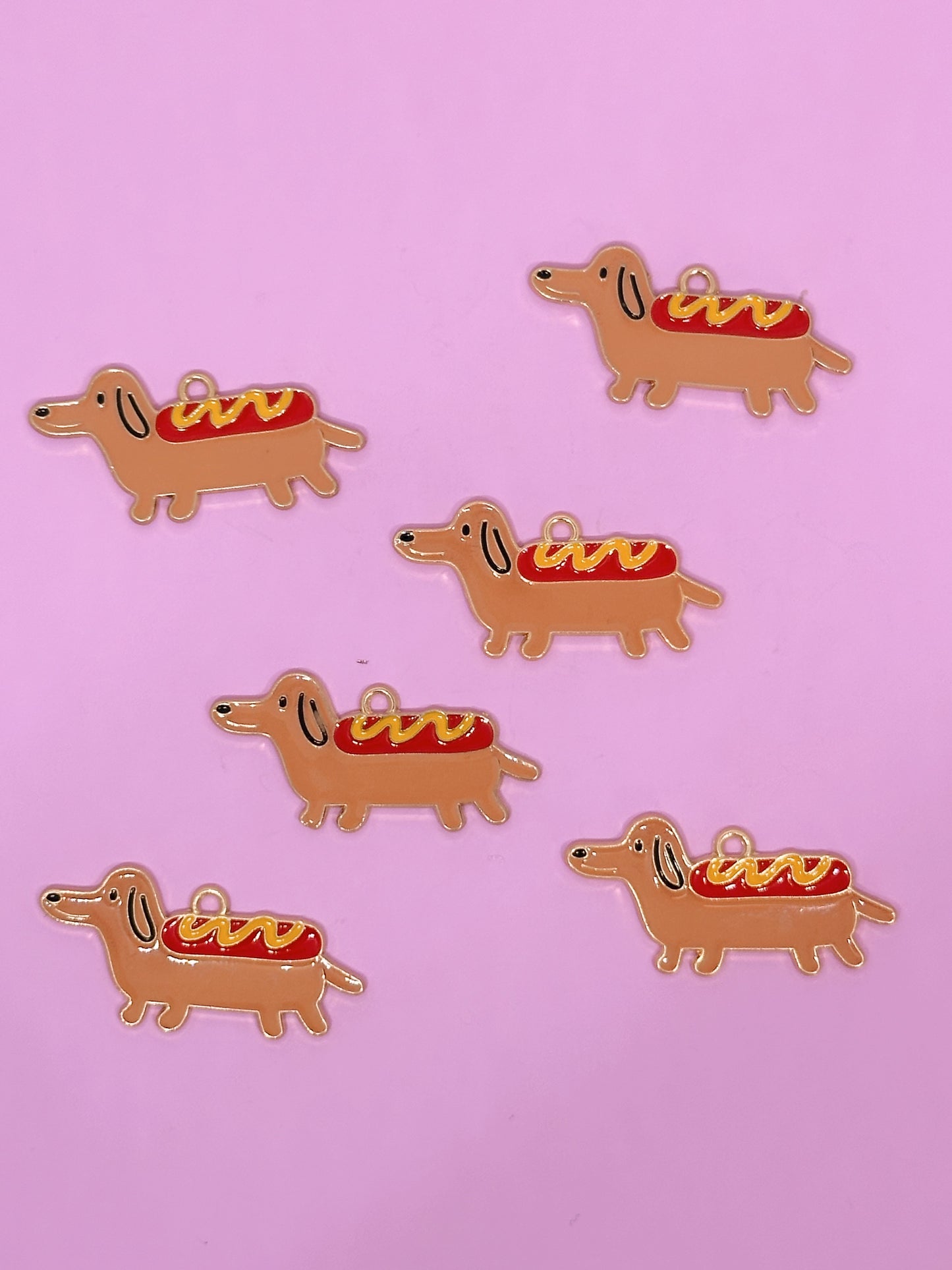 Weenie Dogs Collar Charm