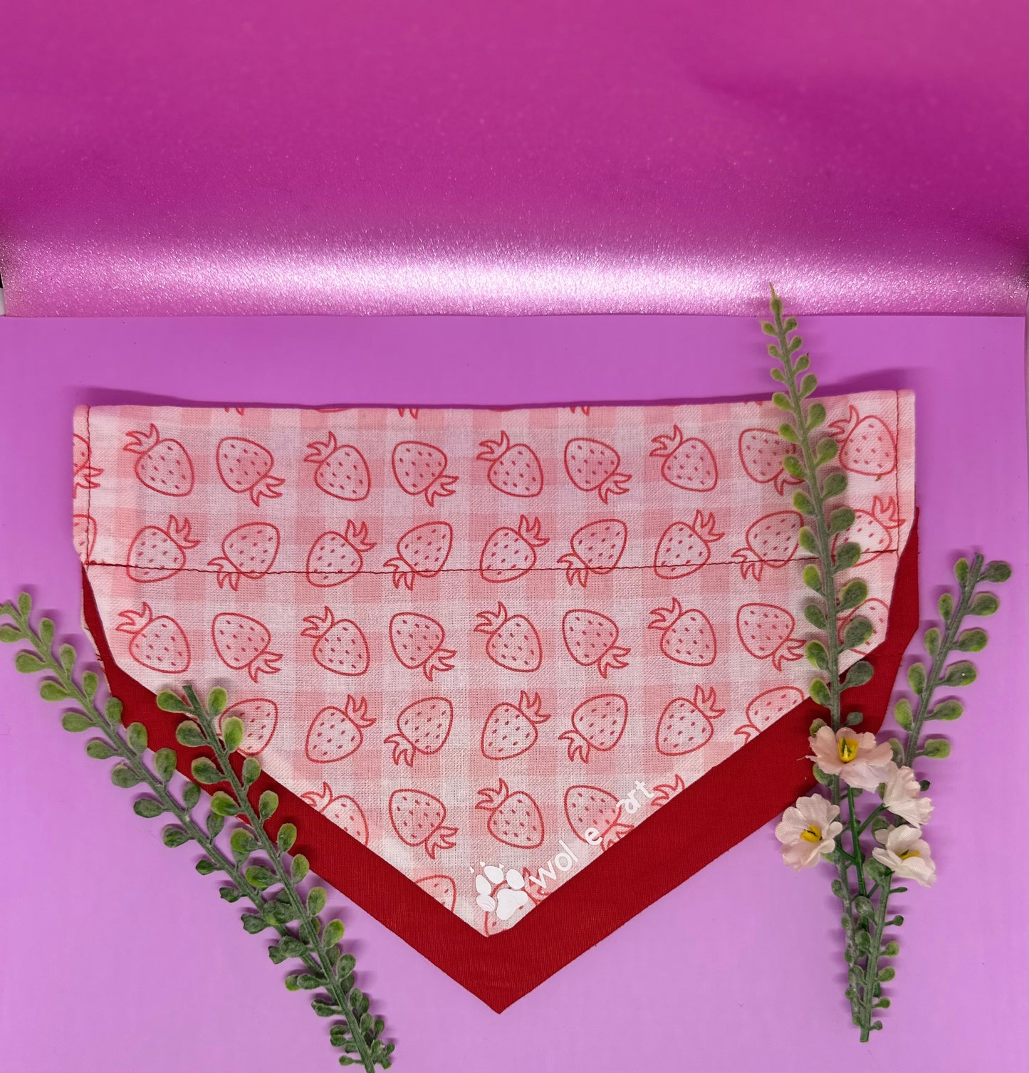 Strawberry Picnic Bandana